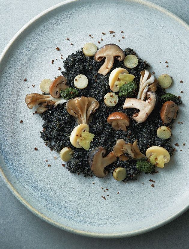 Black Rice and Mushroom
